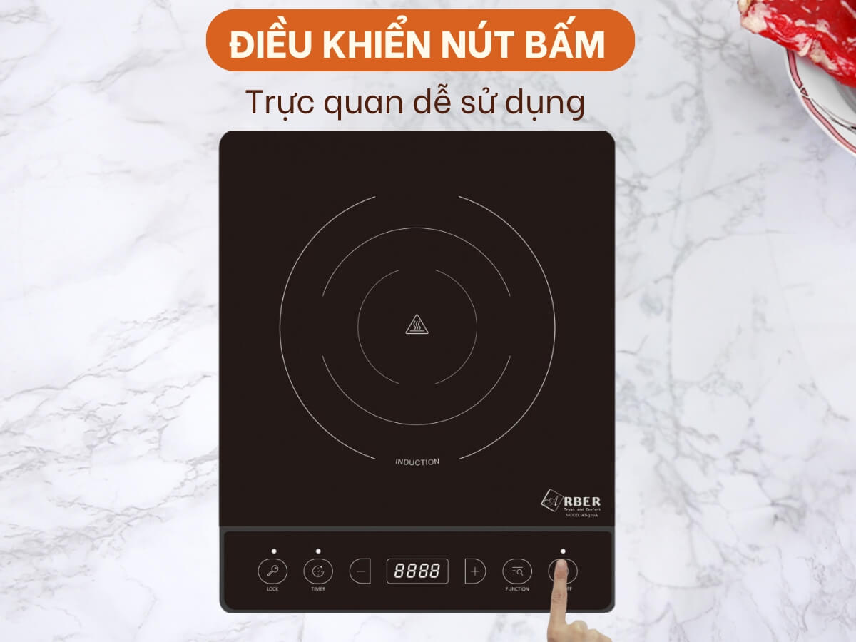 bếp từ đơn arber ab302a
