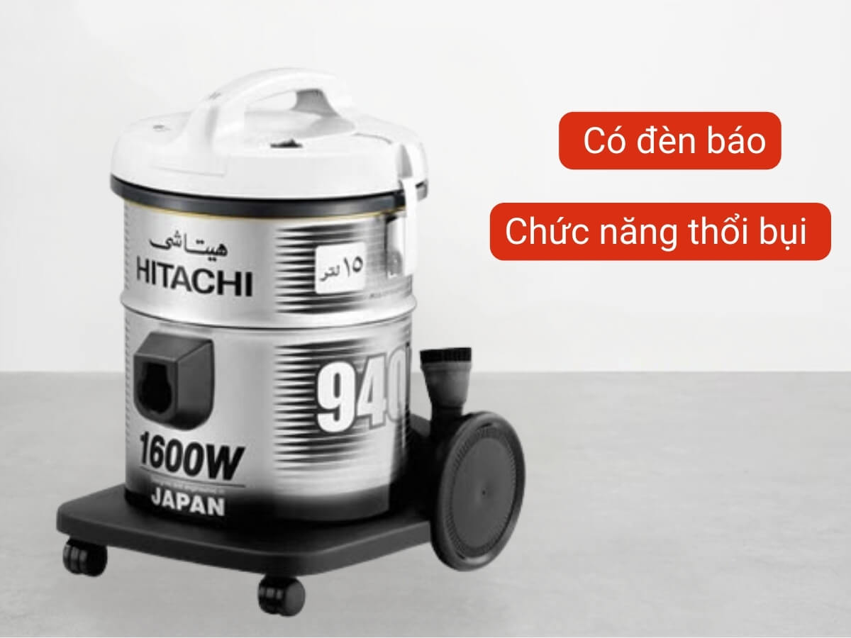 máy hút bụi hitachi cv-940y (xám)