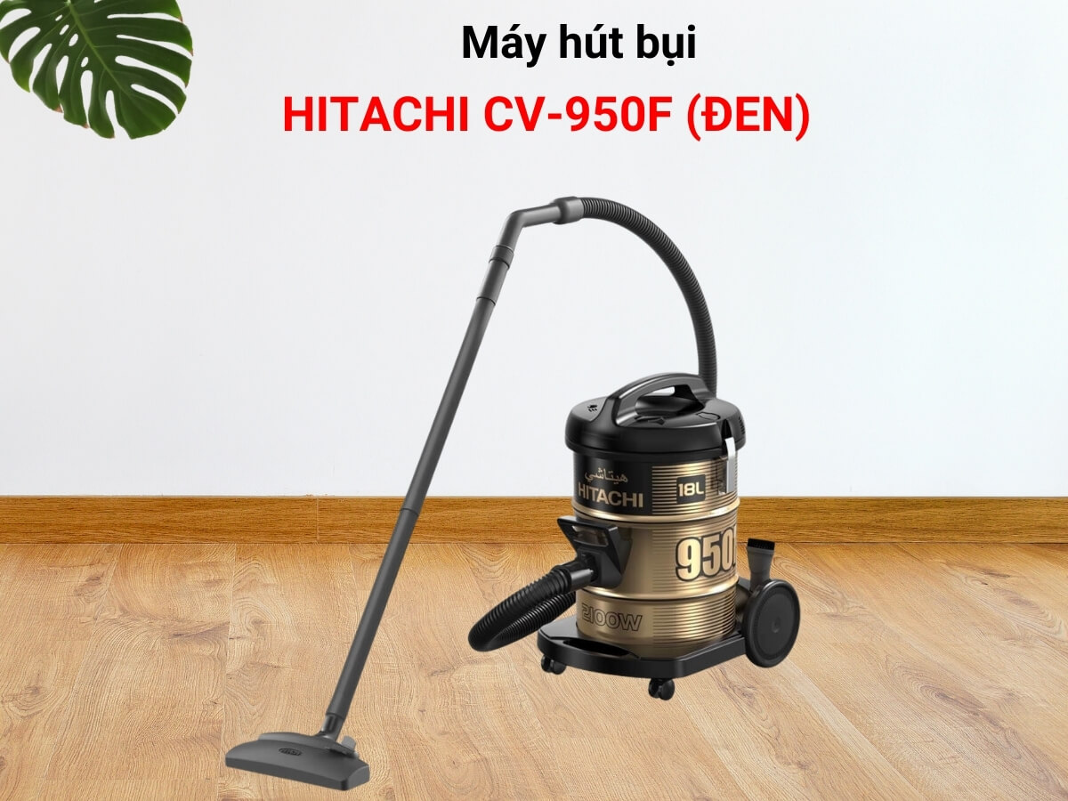 máy hút bụi hitachi cv-950f (đen)