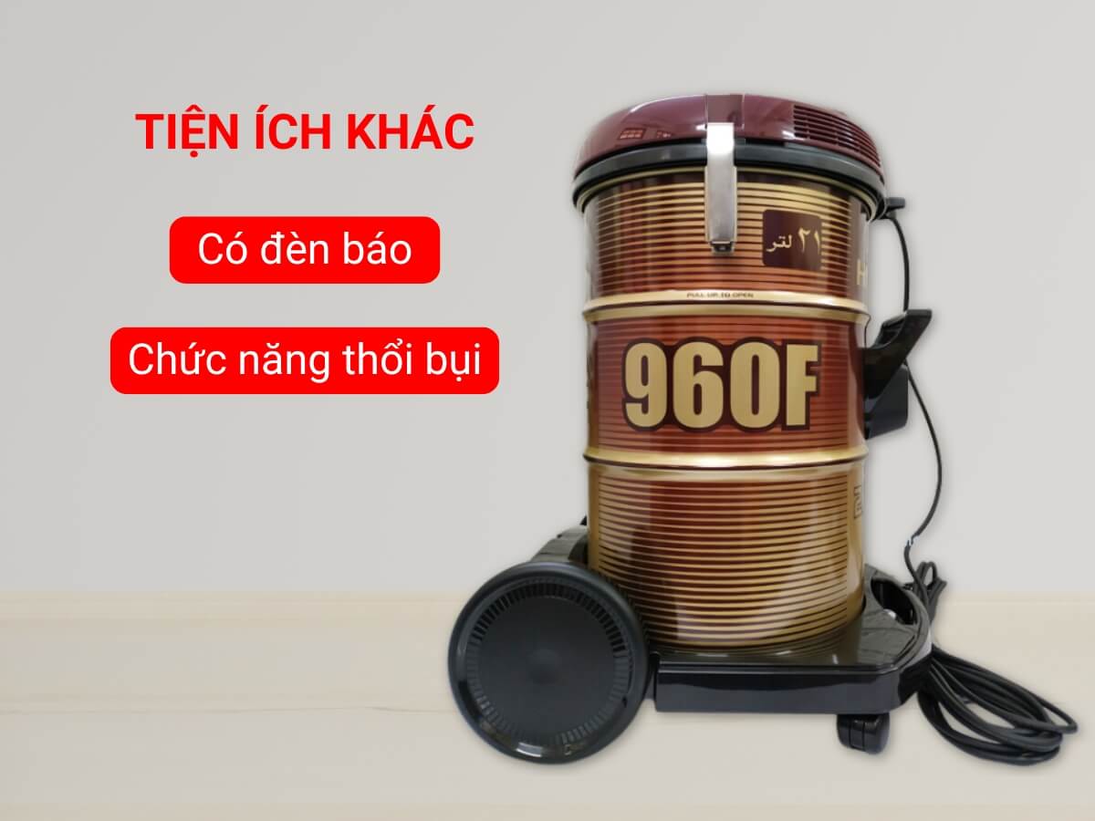 máy hút bụi hitachi cv-960f (đỏ)