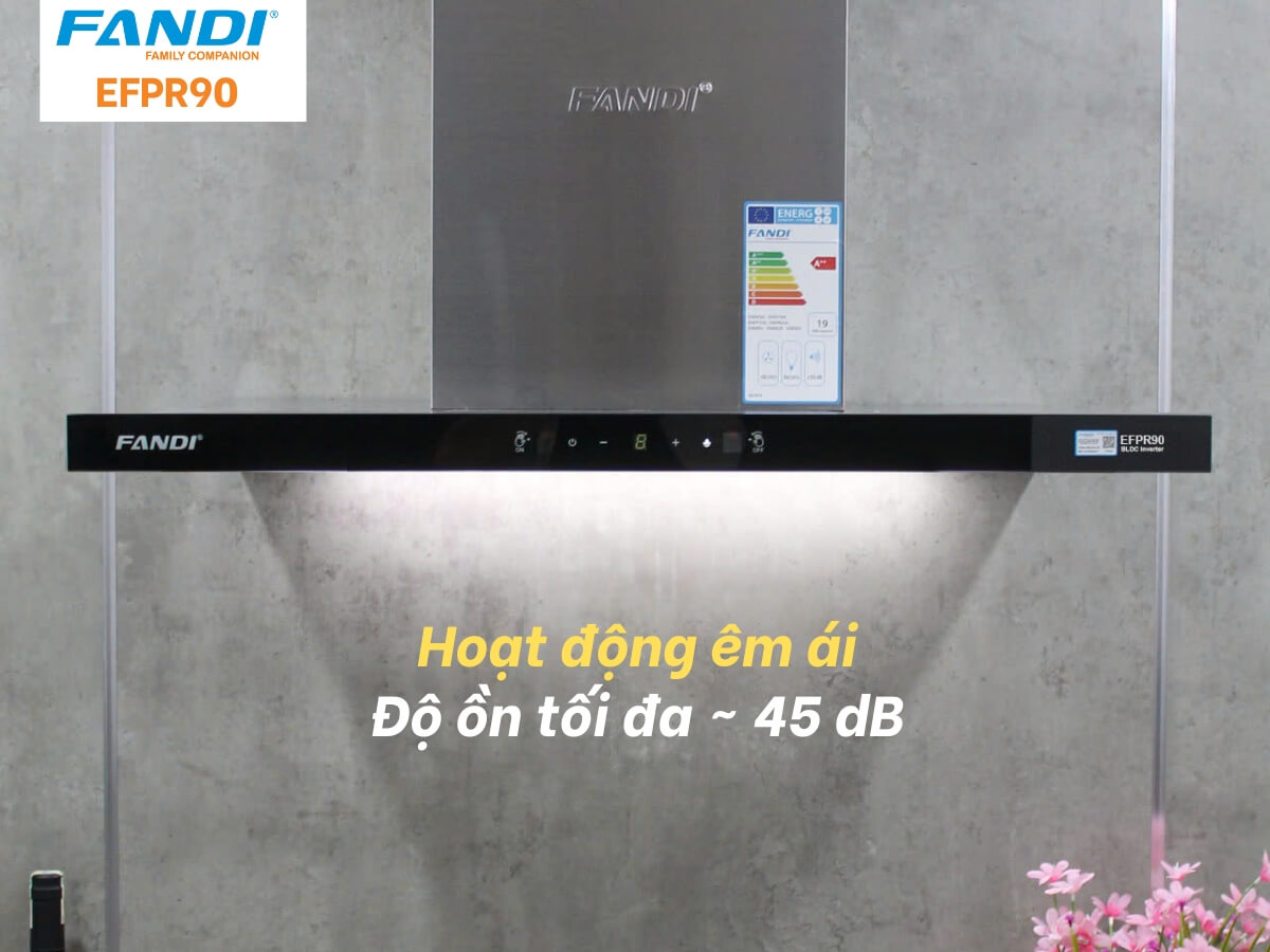 Hoạt động êm ái, độ ồn ~ 45 dB