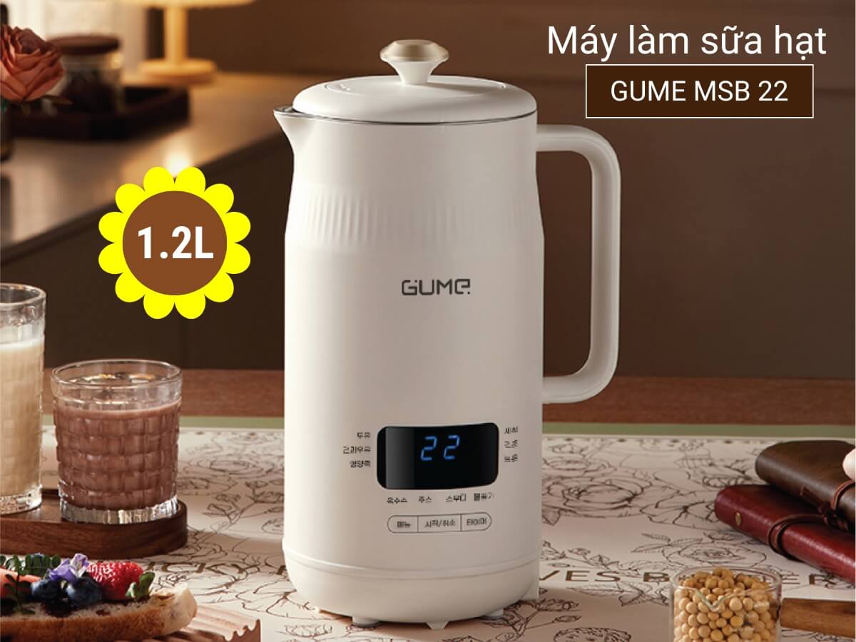 máy làm sữa hạt gume msb 22