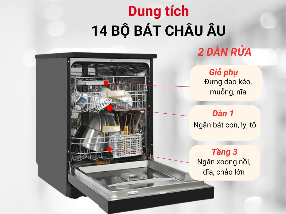 máy rửa chén comfee cdwef1401hb-w-vn