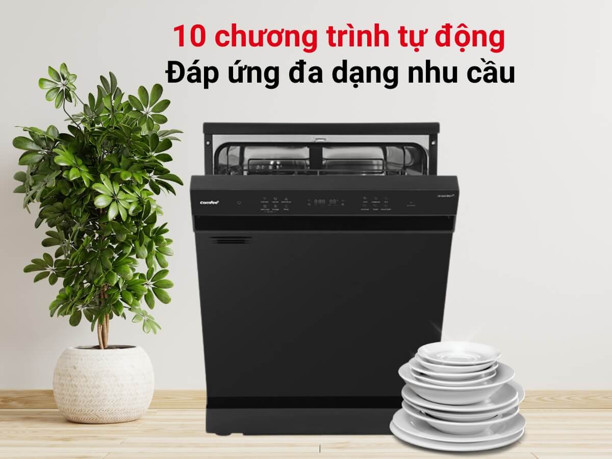 máy rửa chén comfee cdwef1401hb-w-vn