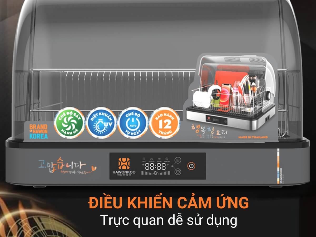 máy sấy chén bát hawonkoo ddh-202