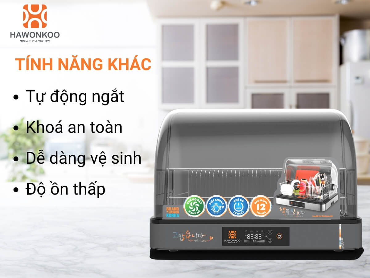 máy sấy chén bát hawonkoo ddh-202
