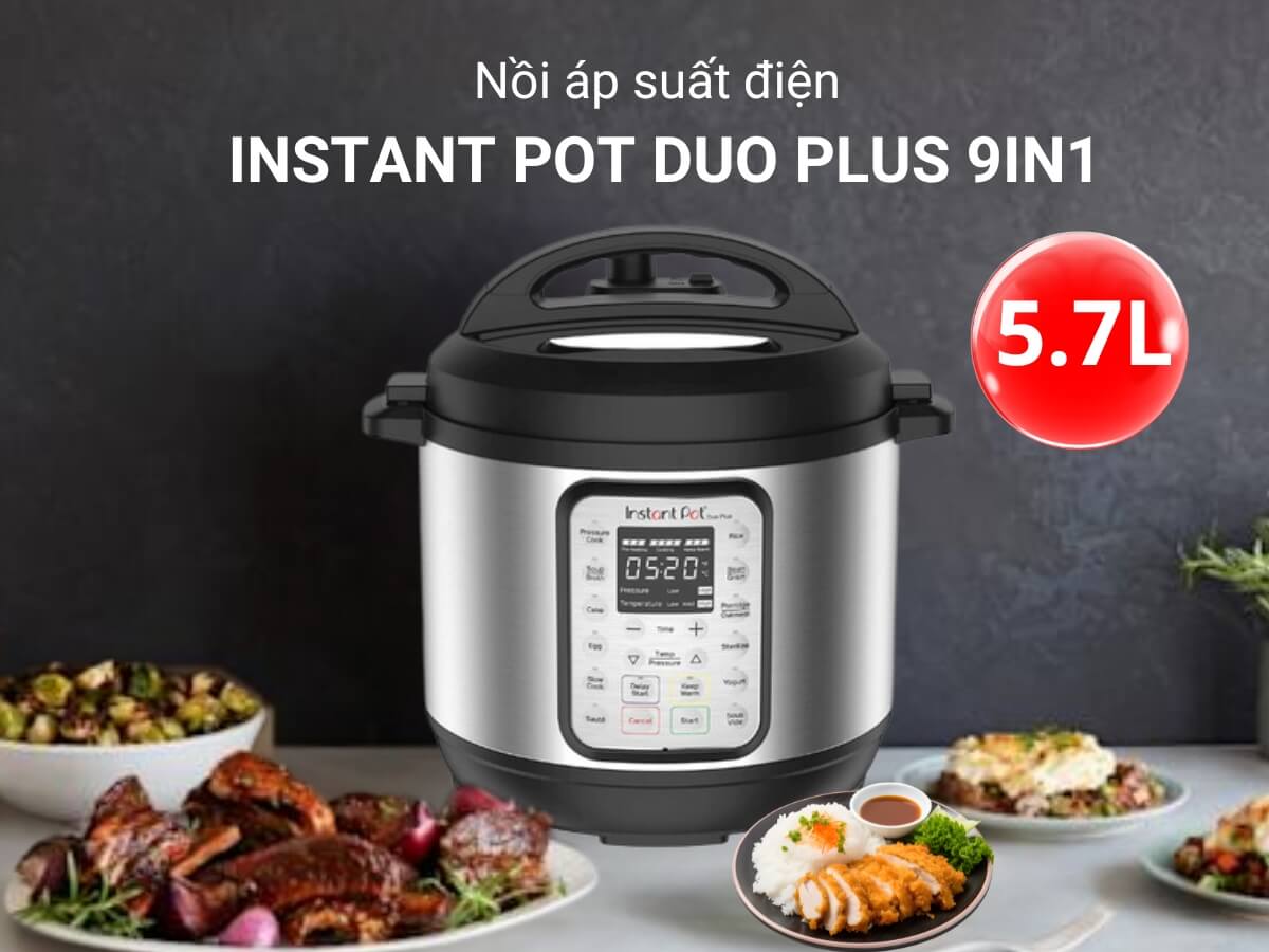 nồi áp suất điện instant pot duo plus 9in1