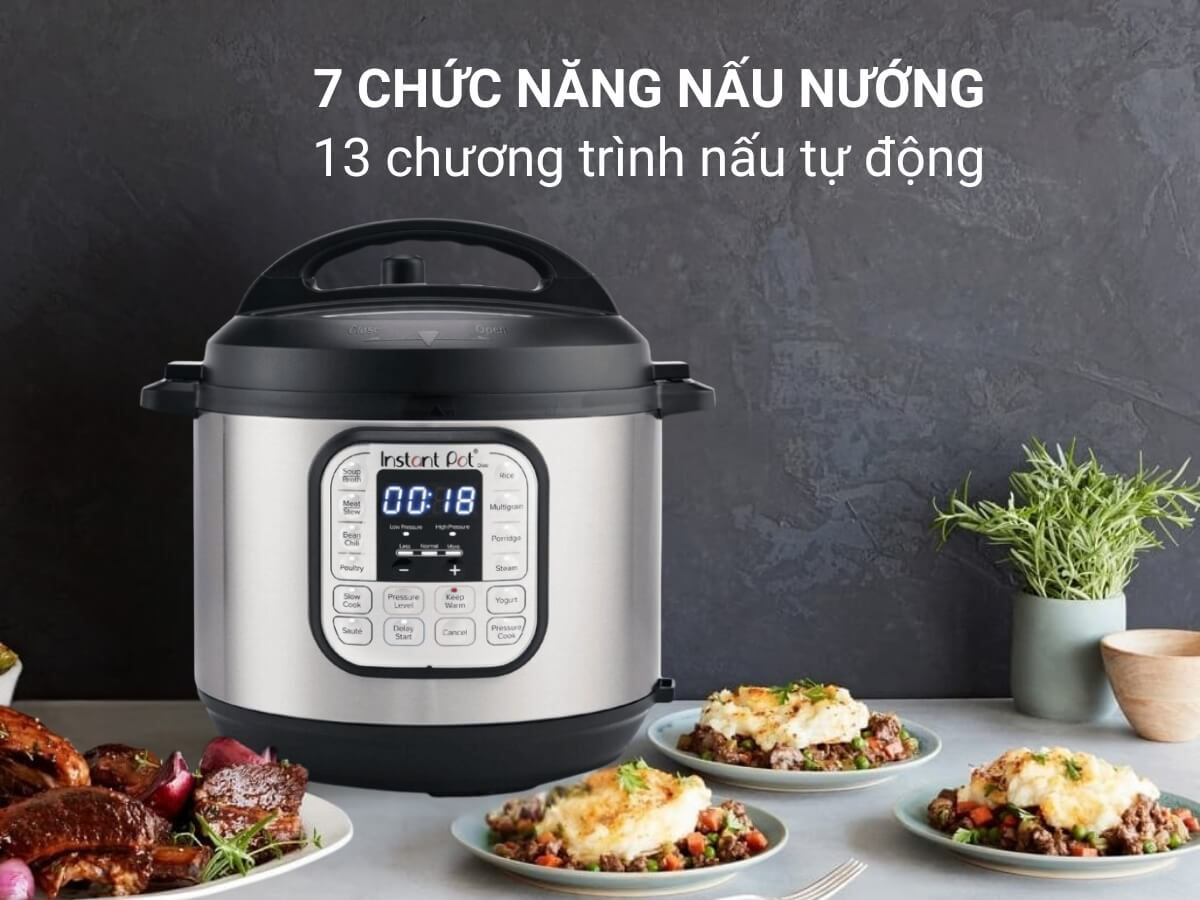 nồi áp suất điện instant pot duo v5 7in1