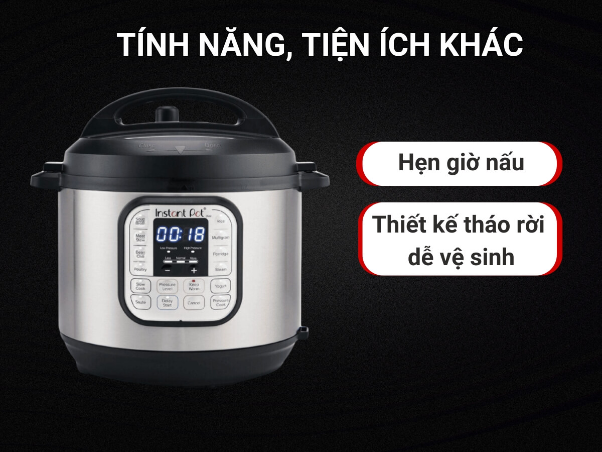 nồi áp suất điện instant pot duo v5 7in1