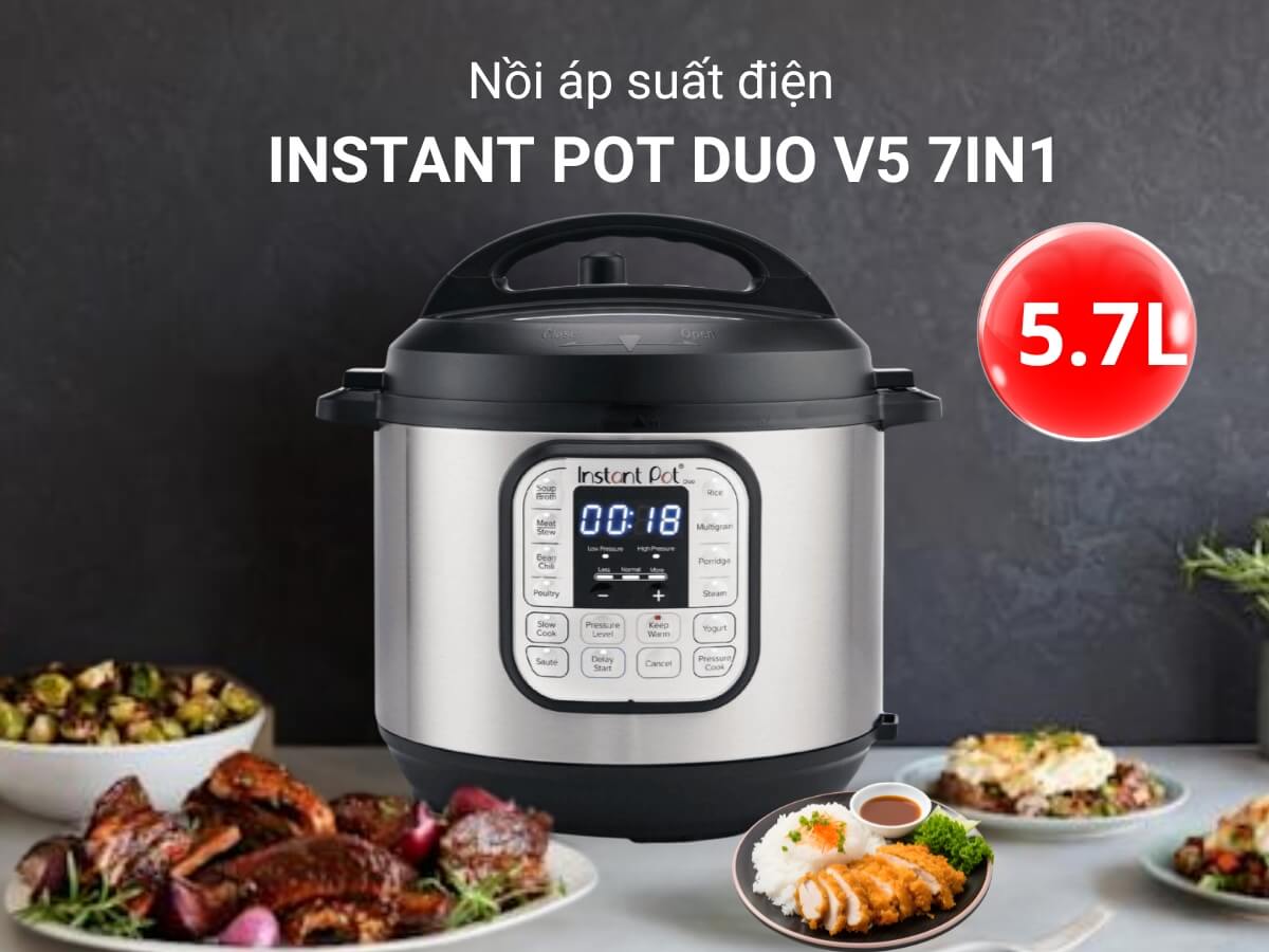 nồi áp suất điện instant pot duo v5 7in1