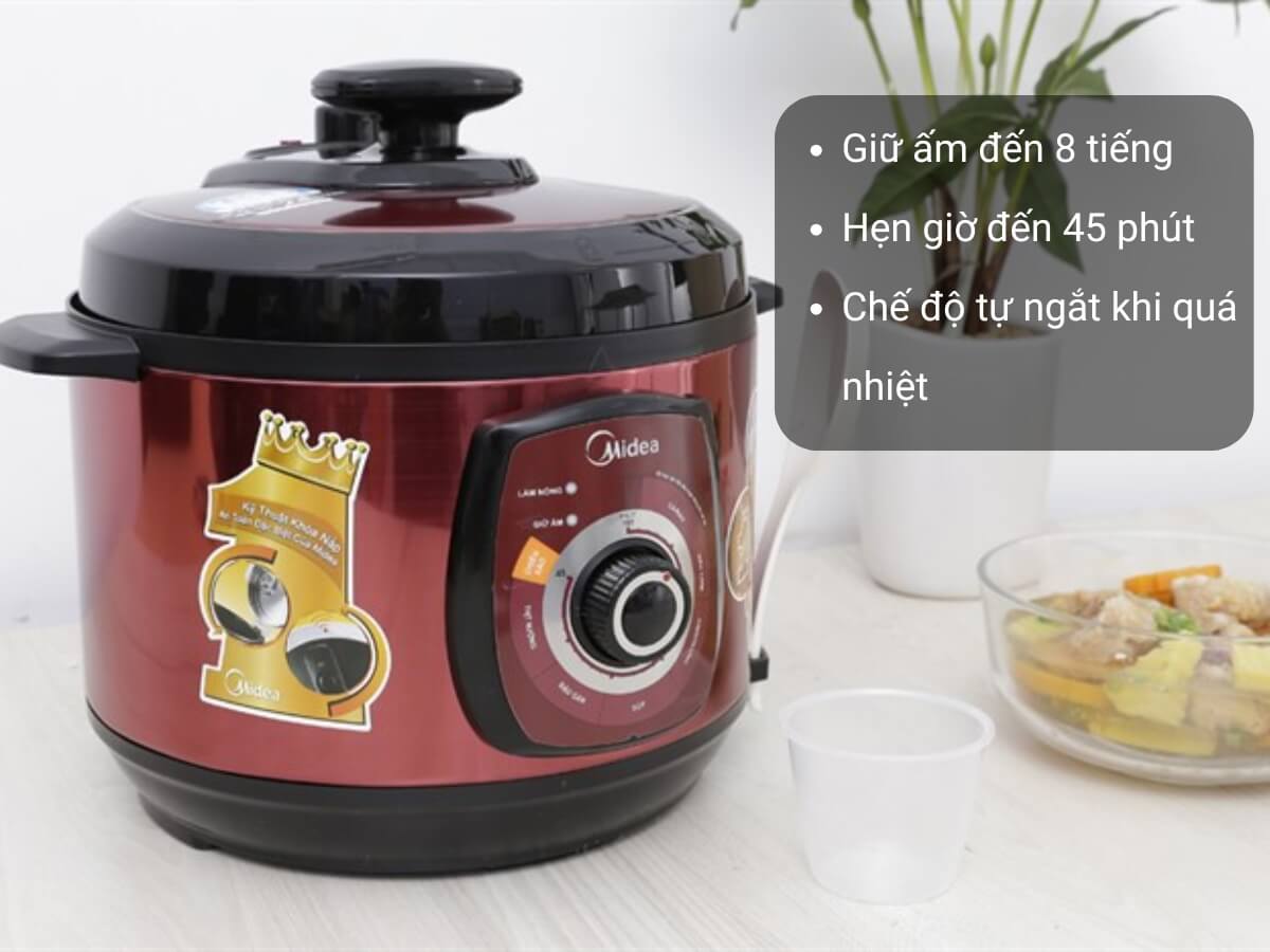 nồi áp suất điện midea my-ch501a