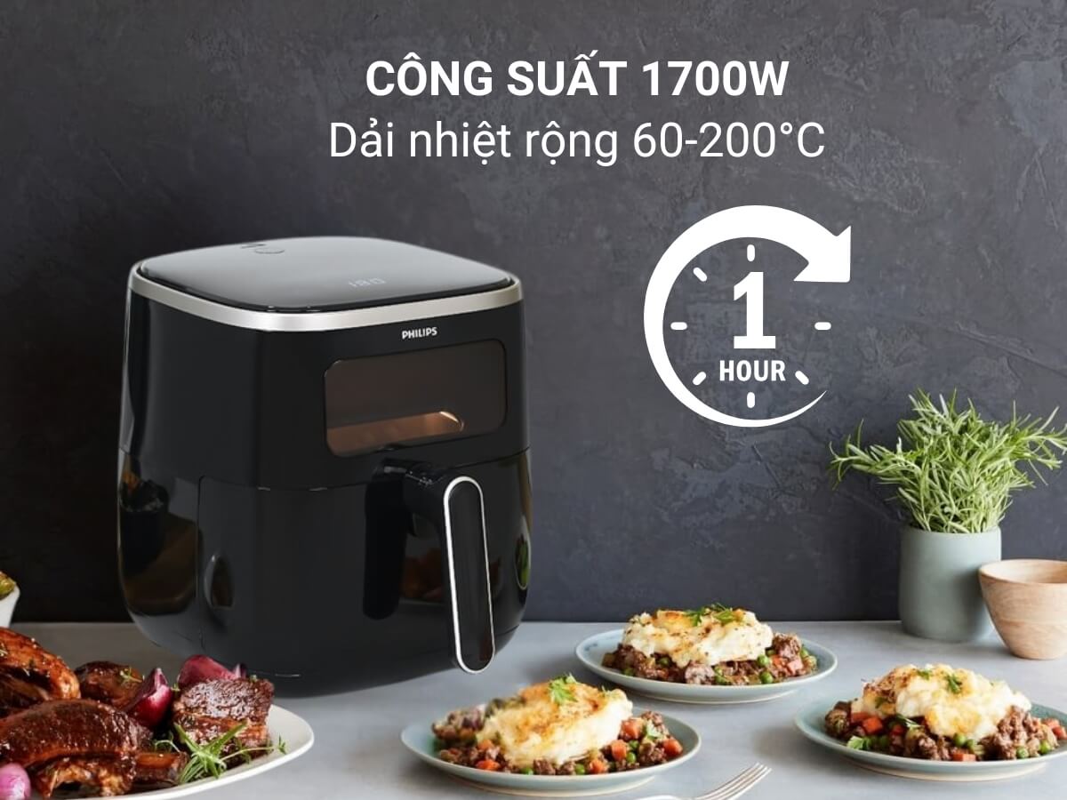 nồi chiên không dầu philips hd9257_80