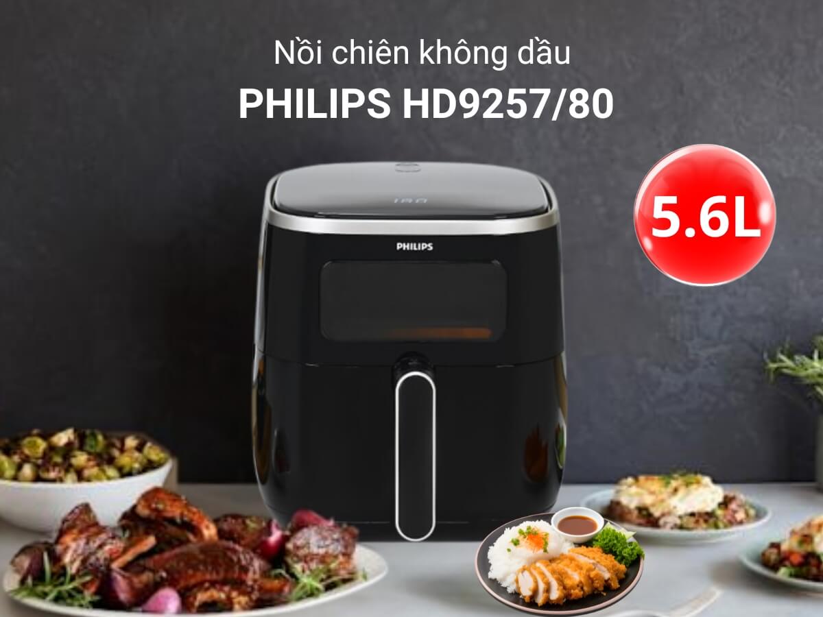nồi chiên không dầu philips hd9257_80