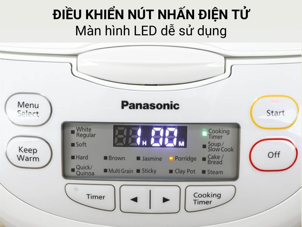 nồi cơm điện tử panasonic sr-cl188wram