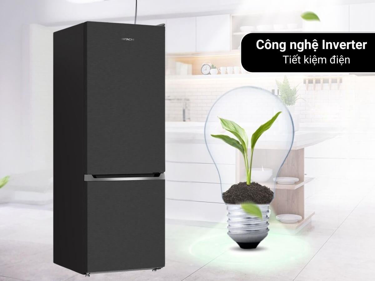 tủ lạnh hitachi r-b340pgv1 inverter 323l