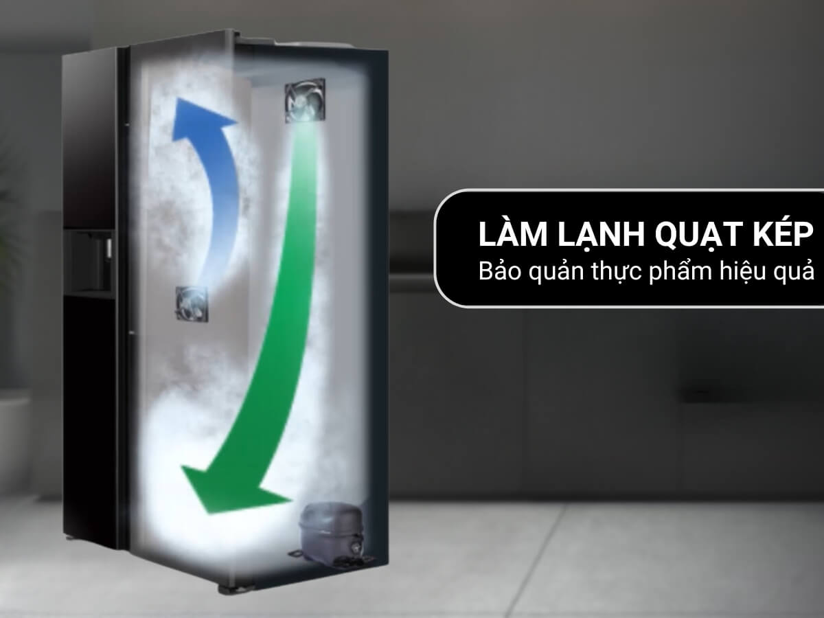 tủ lạnh hitachi r-s800pgv0 gbk inverter 595l