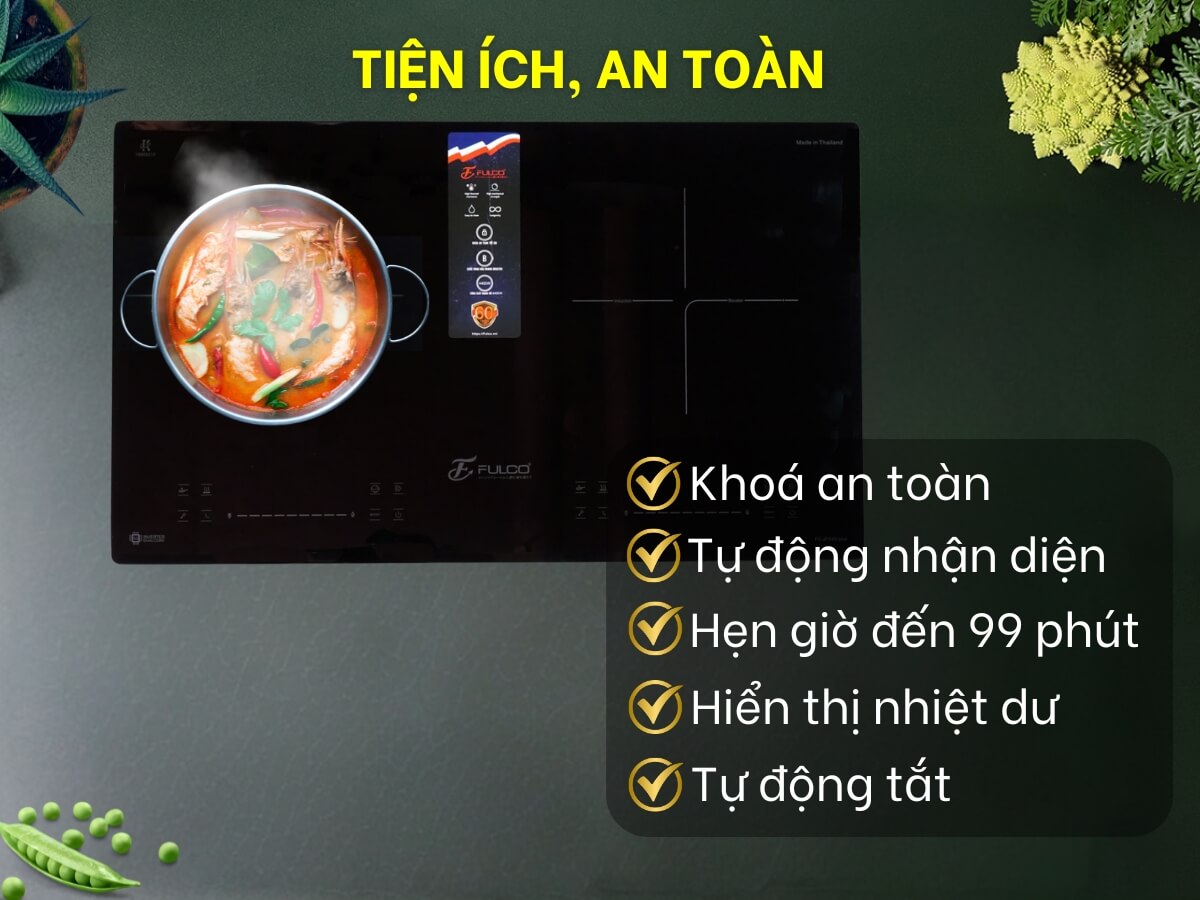 Nhiều tính năng tiện ích và an toàn
