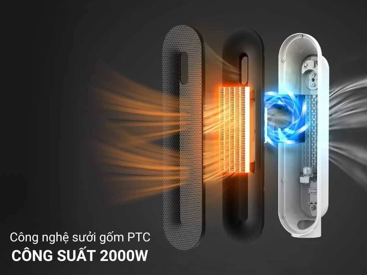 máy sưởi gốm lumias h08 pro