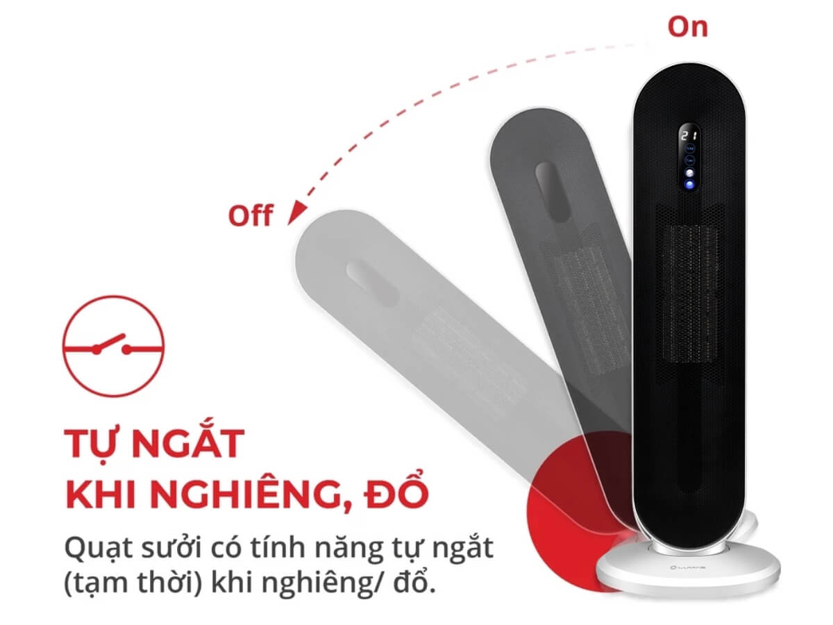 máy sưởi gốm lumias h08 pro