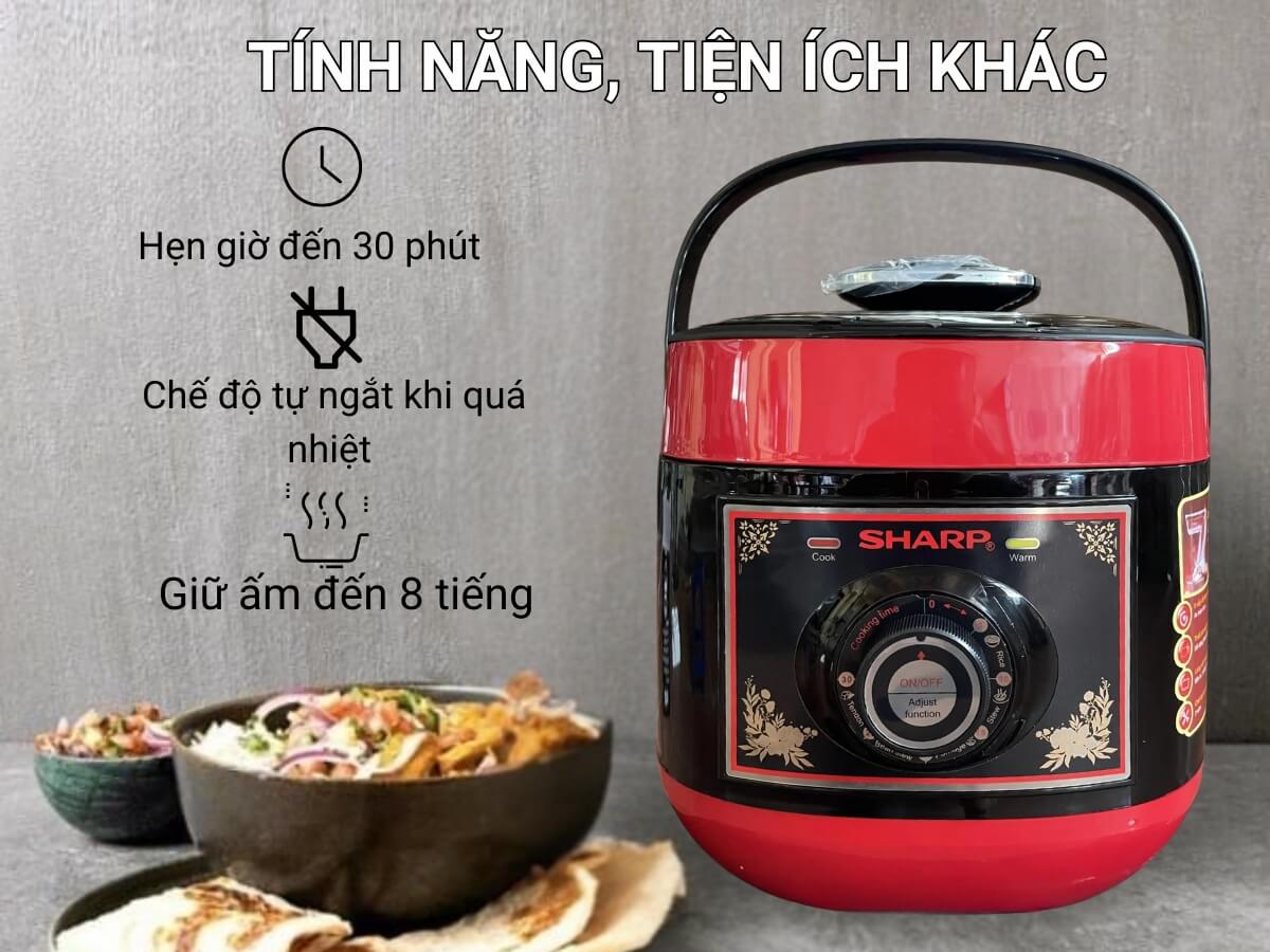 nồi áp suất điện sharp ks-132