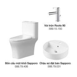 Bộ Bồn Cầu Hafele Sapporo Gói F (732.19.765)