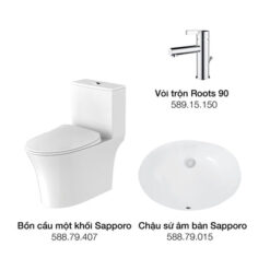 Bộ Bồn Cầu Hafele Sapporo Gói H (732.19.768)