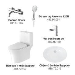 Bộ Bồn Cầu Hafele Sapporo Gói M (732.19.767)