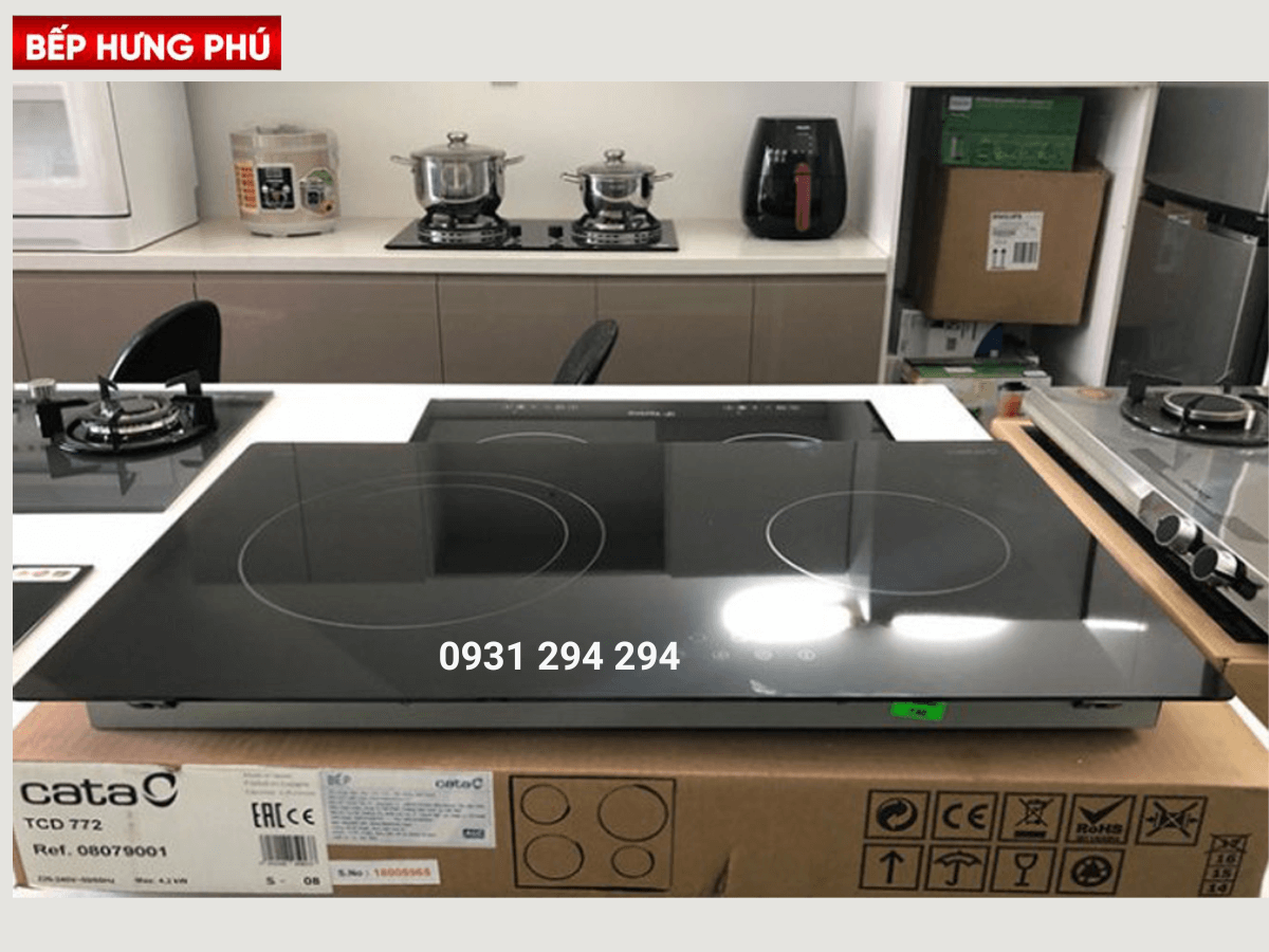 Bếp điện 2 vùng nấu Cata TCD 772