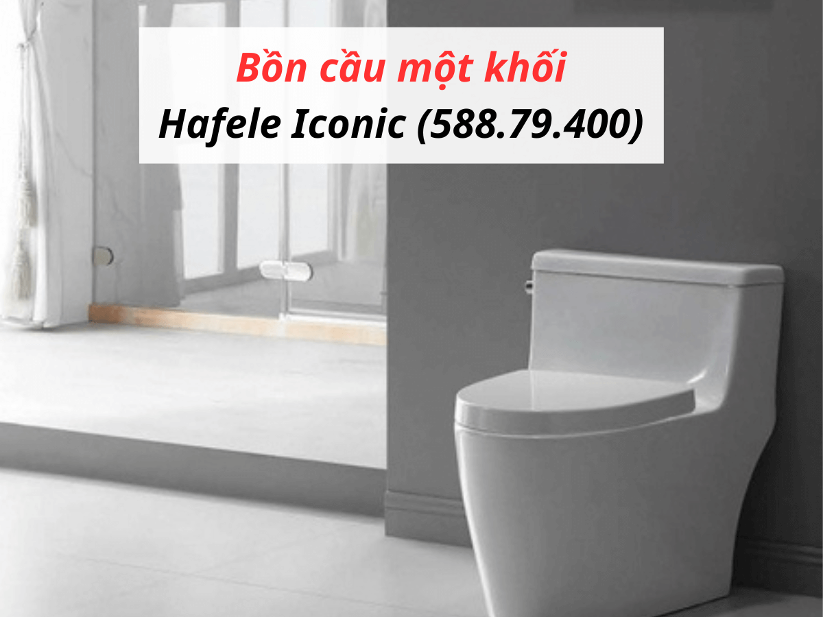 Bồn cầu một khối Hafele Iconic (588.79.400)