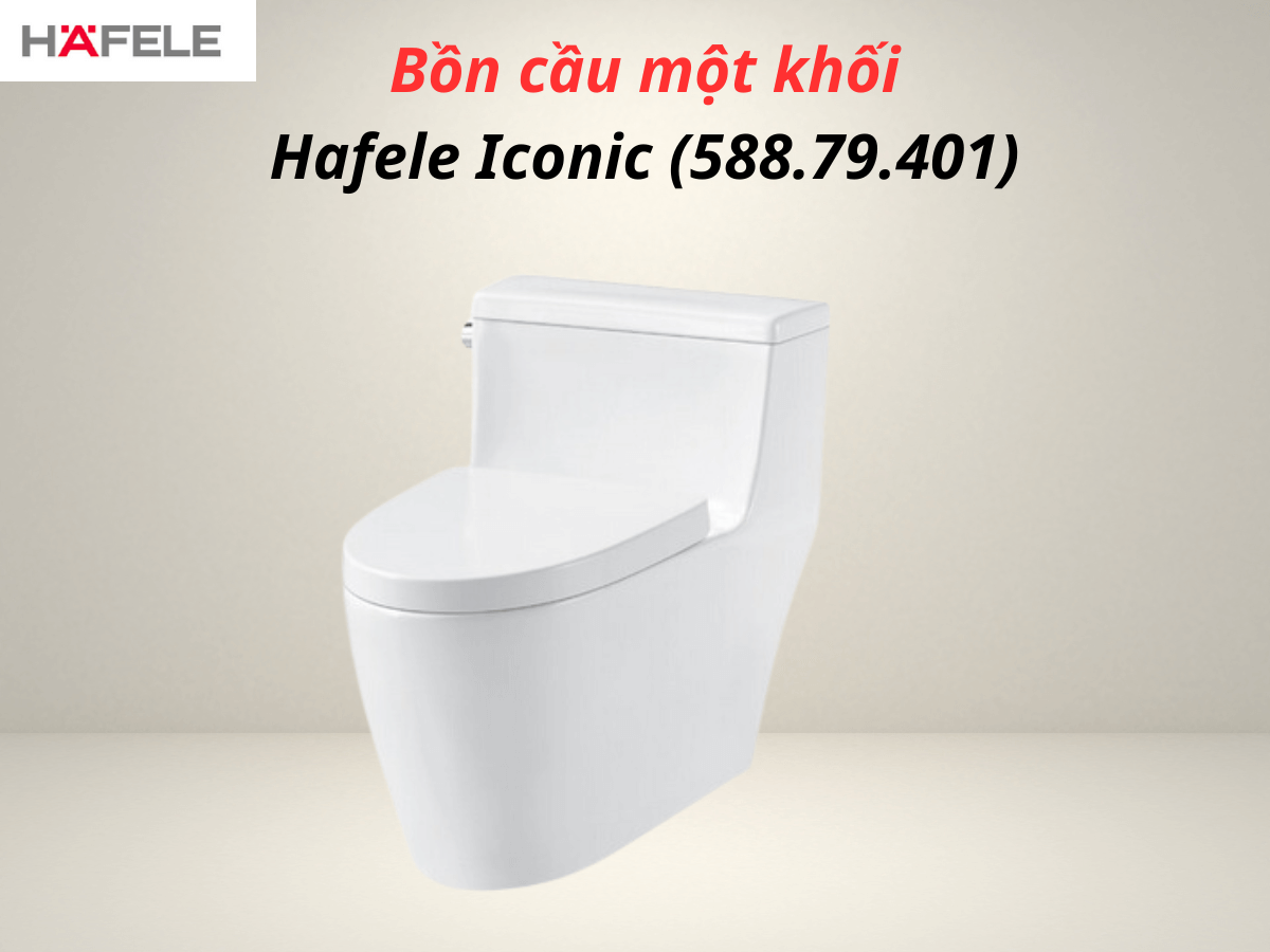 Bồn cầu một khối Hafele Iconic (588.79.401)