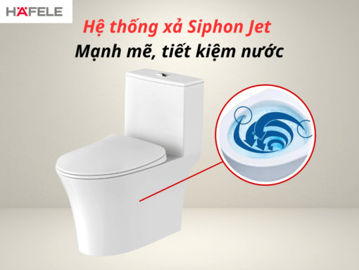 Bồn cầu một khối Hafele Sapporo (588.79.407)