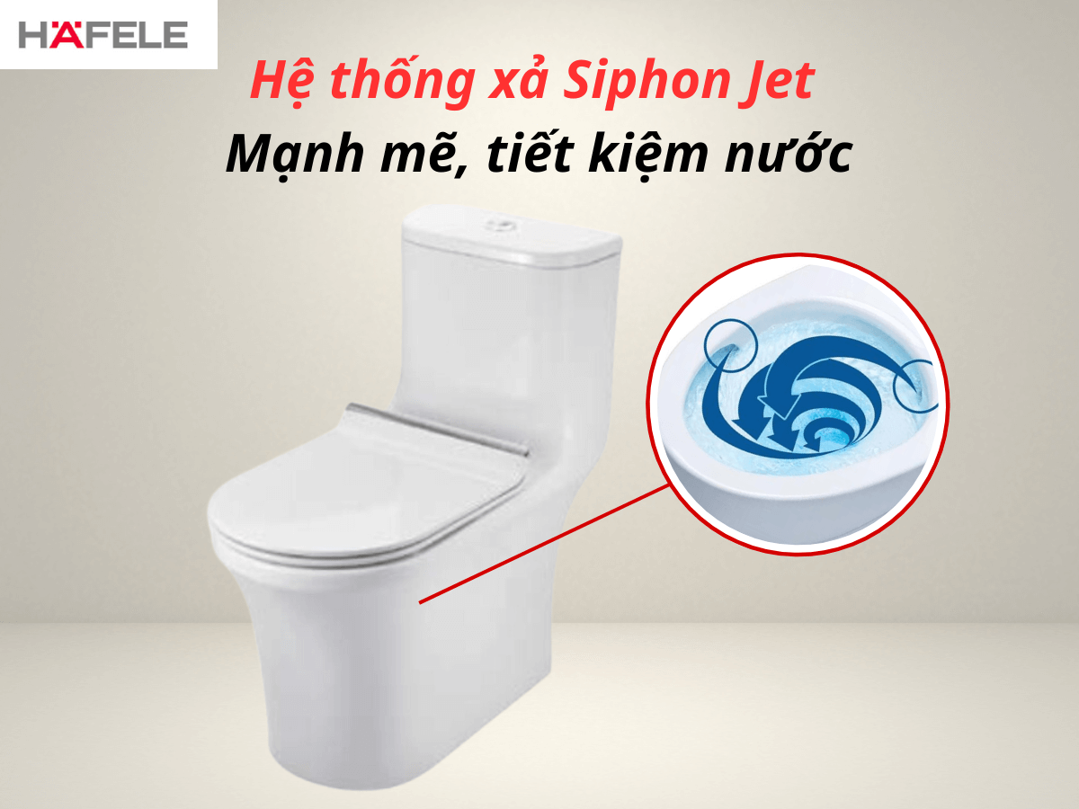 Bồn cầu một khối Hafele Sapporo (588.79.408)