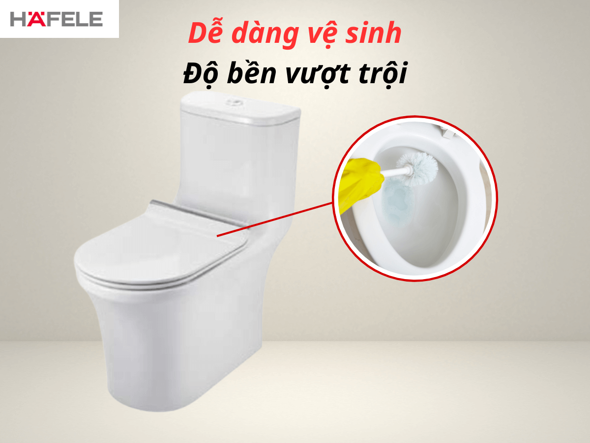 Bồn cầu một khối Hafele Sapporo (588.79.408)