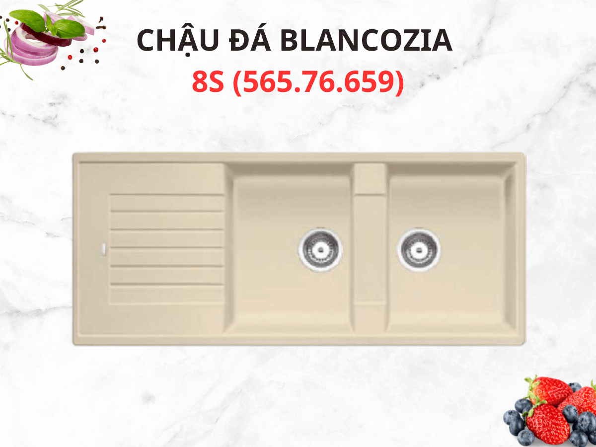 Chậu đá Blancozia 8S (565.76.659)