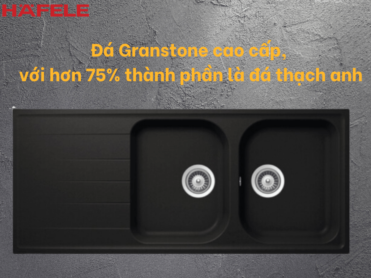 Chậu đá Häfele HS18-GED2R80 (570.35.360)