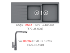Combo chậu vòi rửa Häfele 2 (570.35.579)