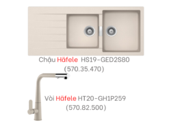Combo chậu vòi rửa Häfele 3 (570.35.479)