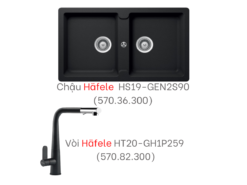 Combo chậu vòi rửa Hafele 5 (570.36.307)