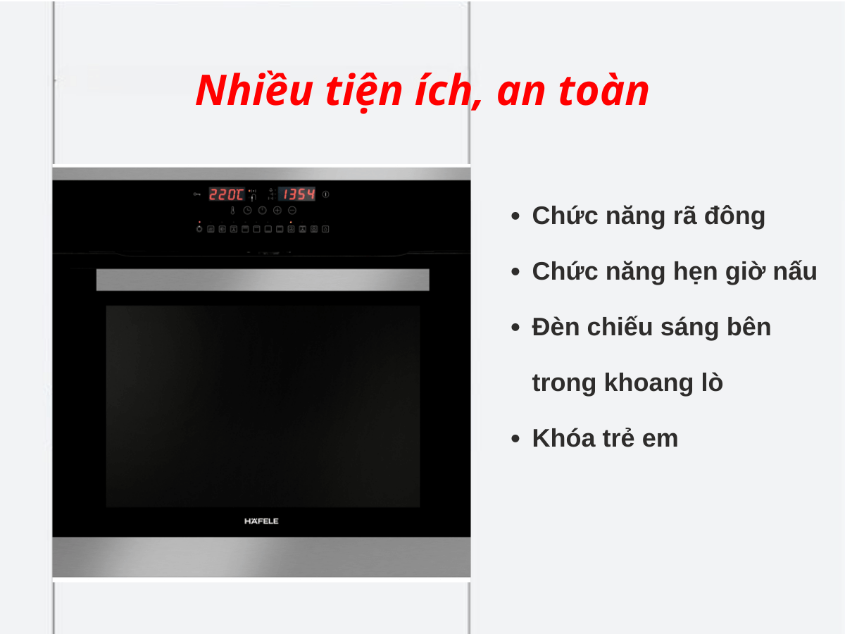 Lò nướng âm tủ Hafele HO-T60D (534.05.561)