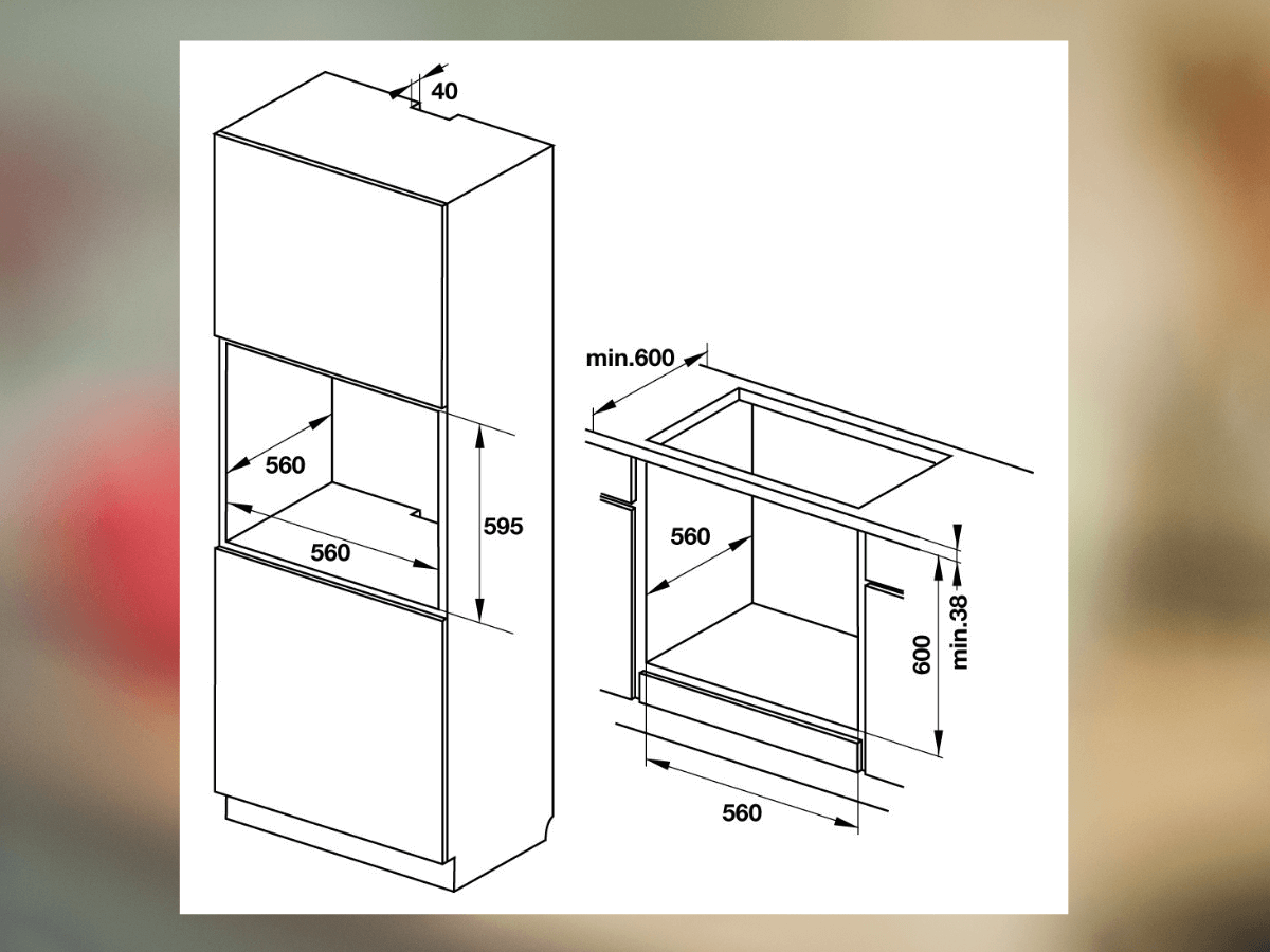 Lò nướng âm tủ Hafele KT60J (535.62.511)