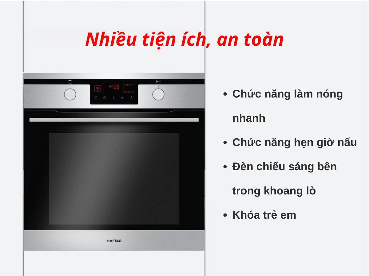 Lò nướng âm tủ Hafele KT60J (535.62.511)