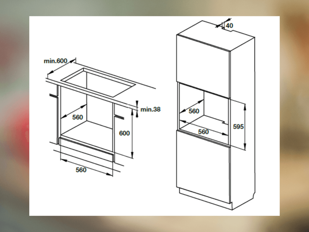 Lò nướng âm tủ Hafele HO-T60D (534.05.561)