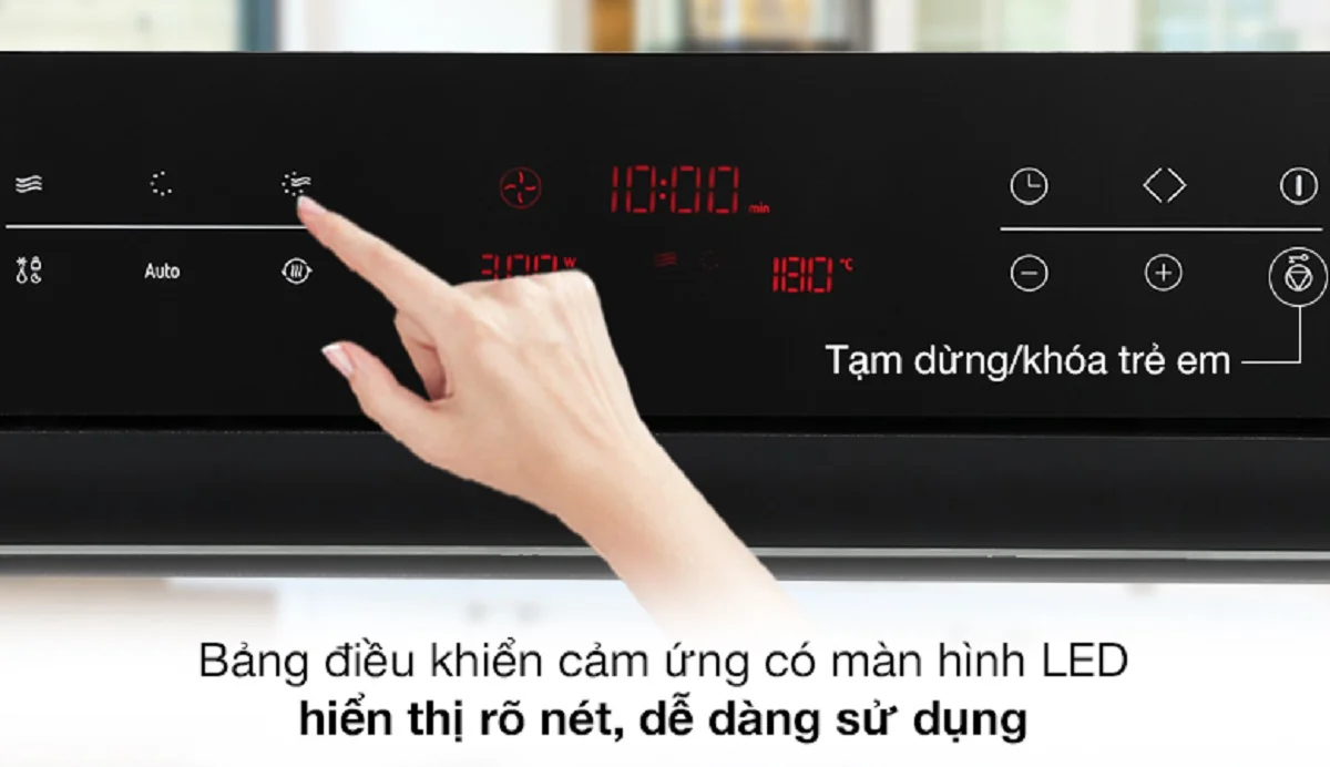 Lò vi sóng kết hợp nướng Hafele HM-B38C 3 Bảng điều khiển Lò vi sóng kết hợp nướng Hafele HM-B38C (538.01.111)