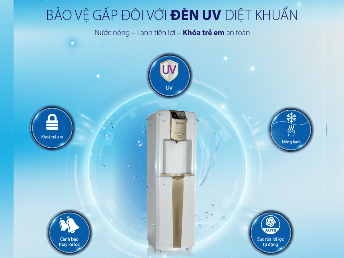Máy lọc nước cây đứng A O Smith ADR75-V-ET-1