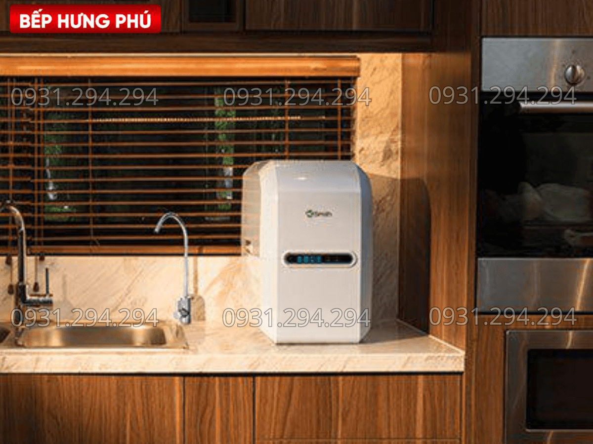 Máy lọc nước A.O.Smith A1 lắp đặt để bàn