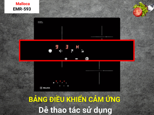 Bếp điện 3 vùng nấu Malloca MR-593