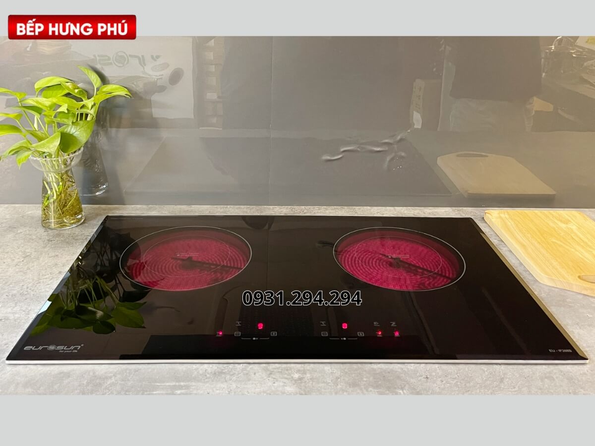 Bếp điện 2 vùng nấu Eurosun EU-IF268S