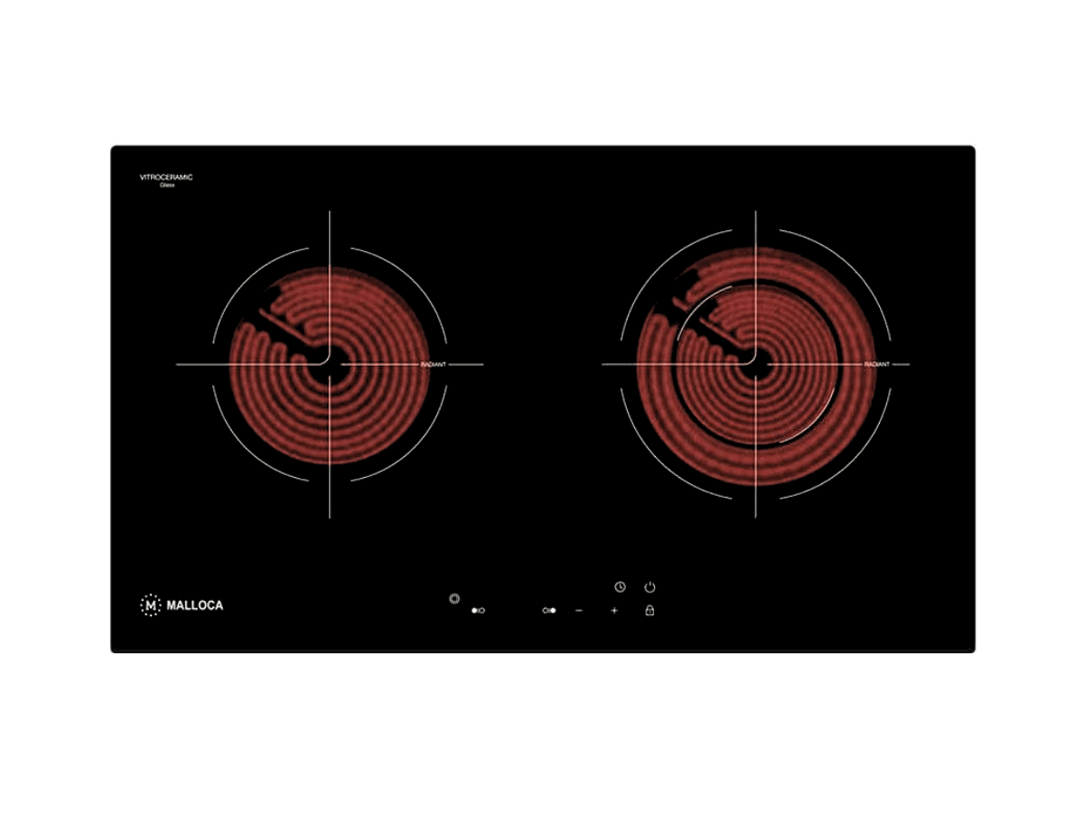 Bếp điện 2 vùng nấu Malloca MH-7320R