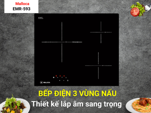 Bếp điện 3 vùng nấu Malloca MR-593
