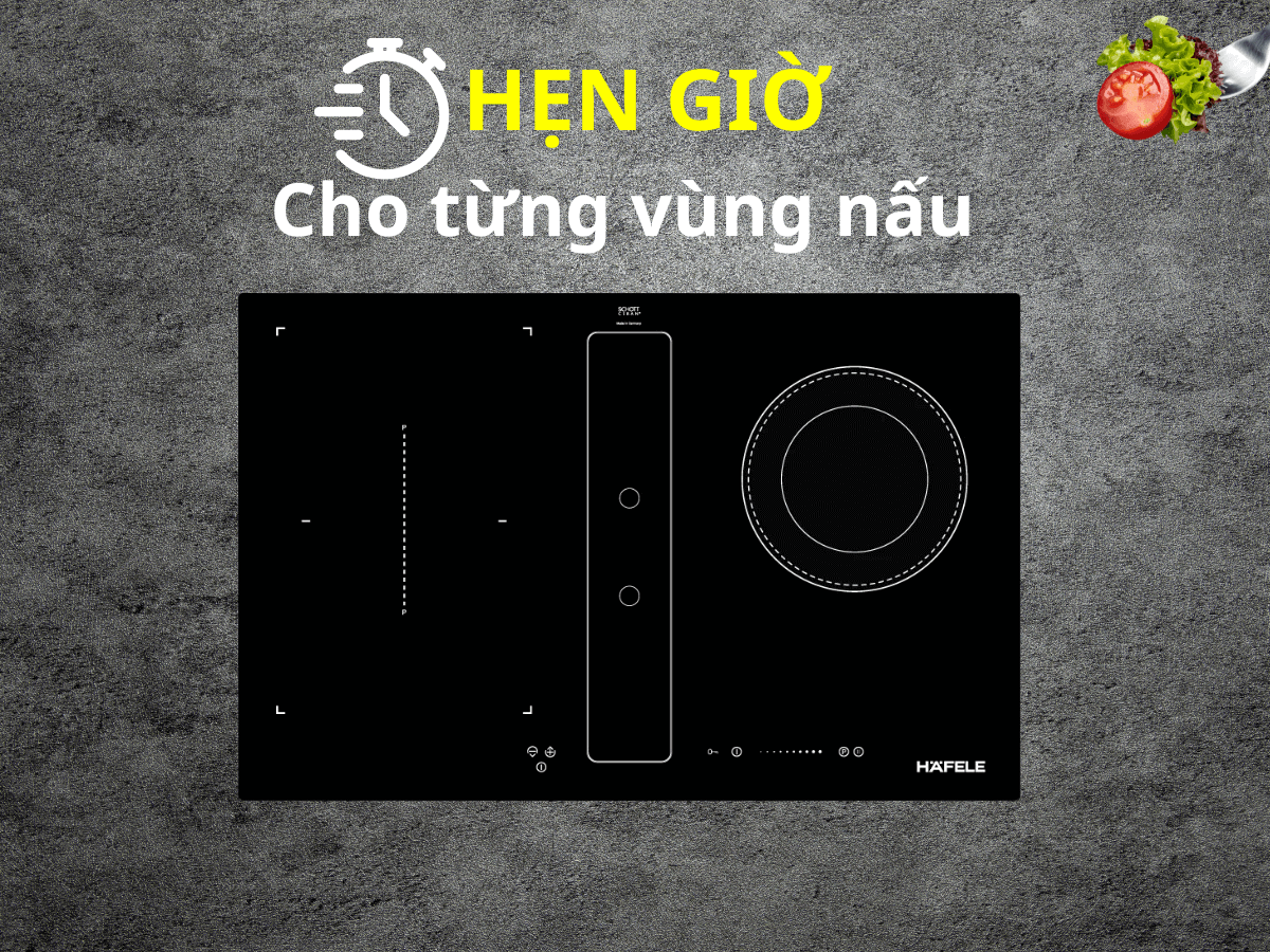 Bếp điện từ kết hợp hút mùi Hafele HC-IHH80A (539.66.698)